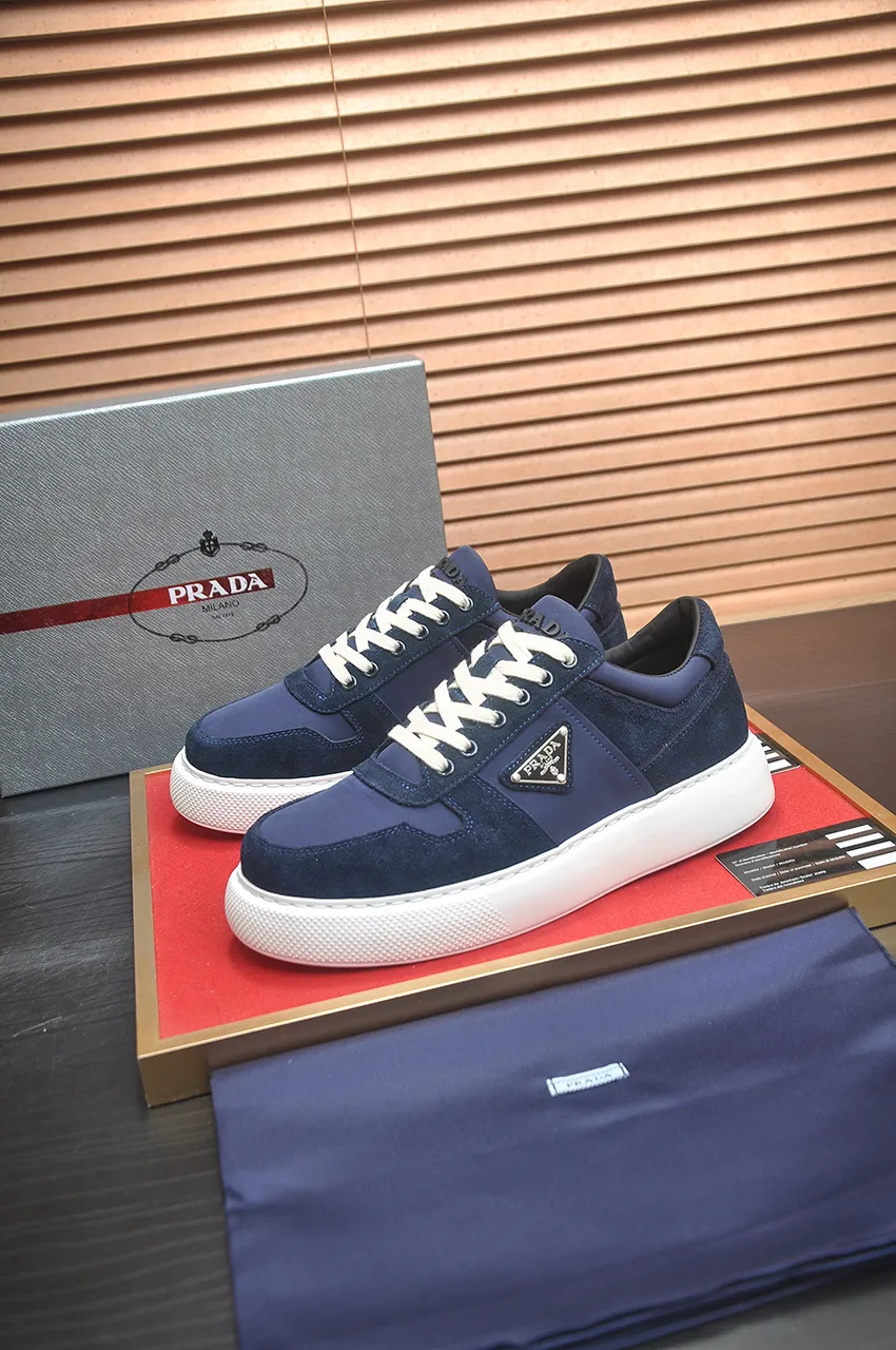 Men's shoes 💰580💶【PRADA】Top original, new season, high quality original goods, top imported calfskin with original imported glue, imported cowhide inside with original cowhide feet, original outsole! Quality guaranteed! Code 38-45 (45 customized)